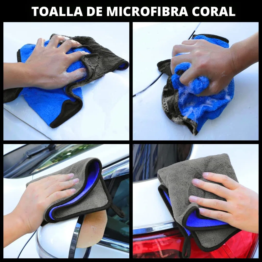 KAMBIA Kit Limpieza Coche Profesional, Detailing Coche Interior y Exterior, 14 Productos Limpieza Coche, Kit Limpieza Moto, Incluye Gel Limpieza Coche.