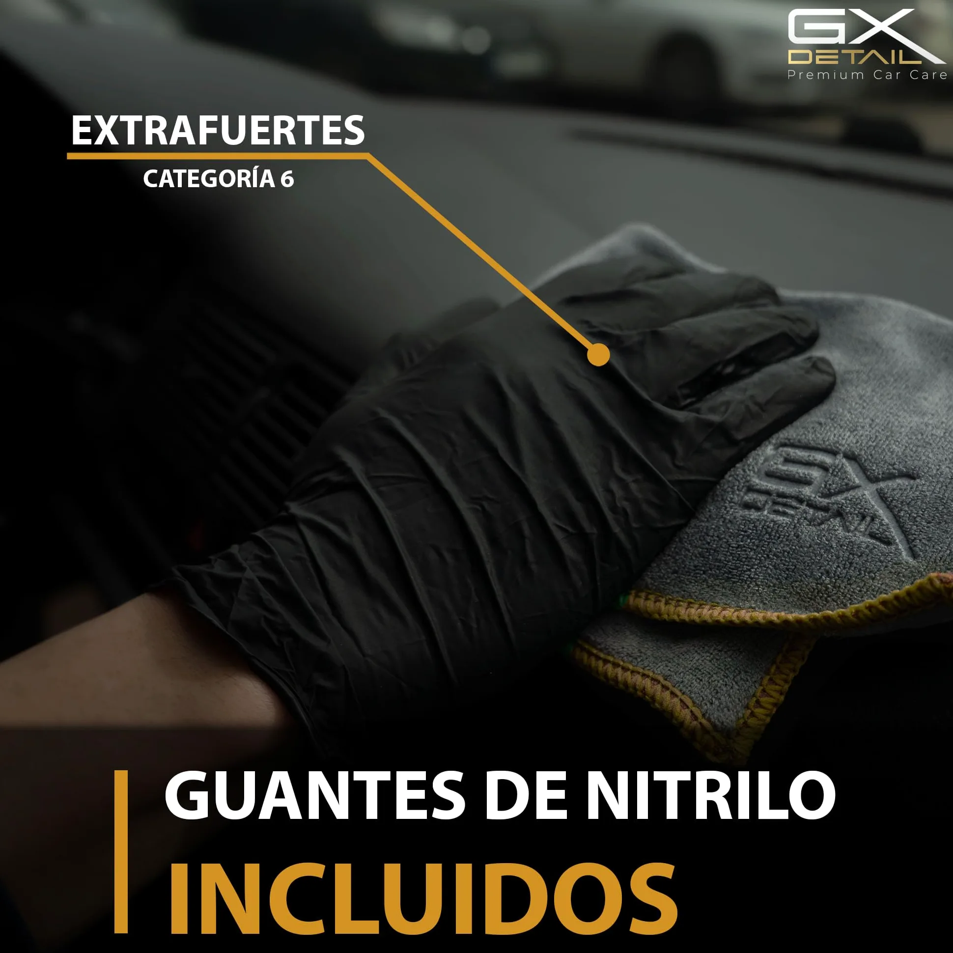 GxDetail APC Limpiador Multiusos para Coche 1 Litro – Limpieza Profunda en Interiores y Exteriores – Elimina Grasa, Suciedad y Manchas – Seguro para Tapicerías, Plásticos y Motores.
