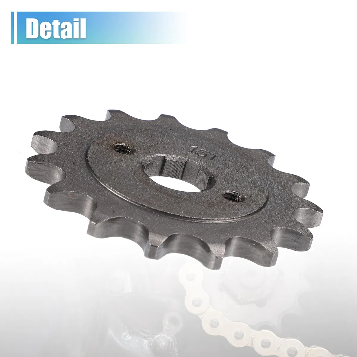 X AUTOHAUX 1 juego de piñón delantero de motocicleta estilo 520 con 15 dientes de 20 mm de diámetro interior, apto para motocicleta de 50 cc, 70 cc, 110 cc, 125 cc, minimicicleta, ATV, Go Kart Quad
