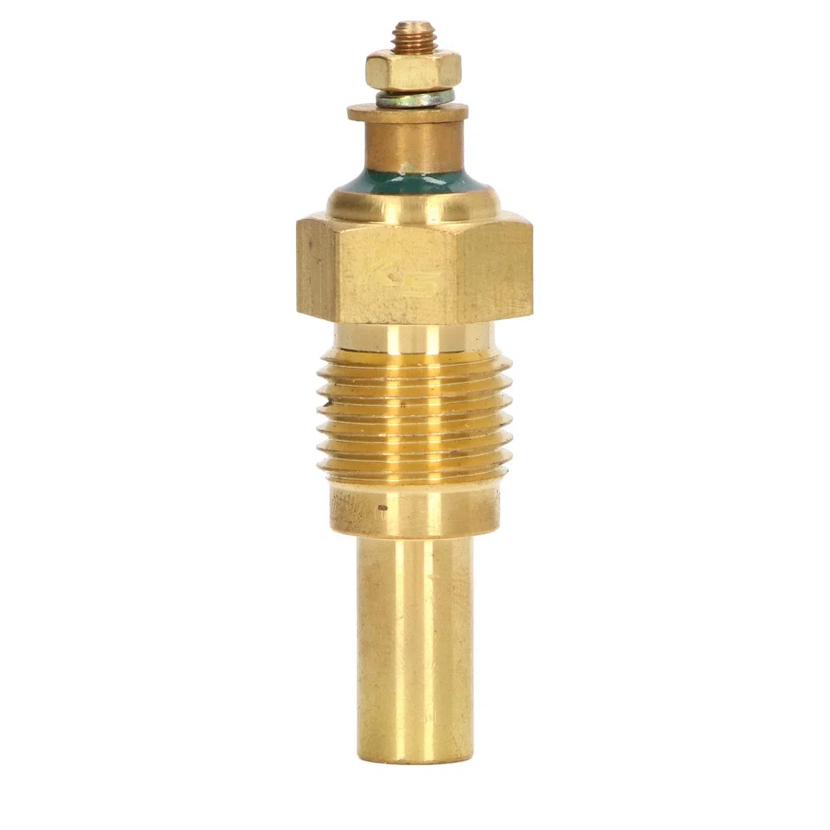 Sensor de temperatura del agua del motor compatible con la excavadora EX200 5 y el motor 6BG1 reemplaza el número OE 42571296 Construcción de latón Componente de monitoreo de