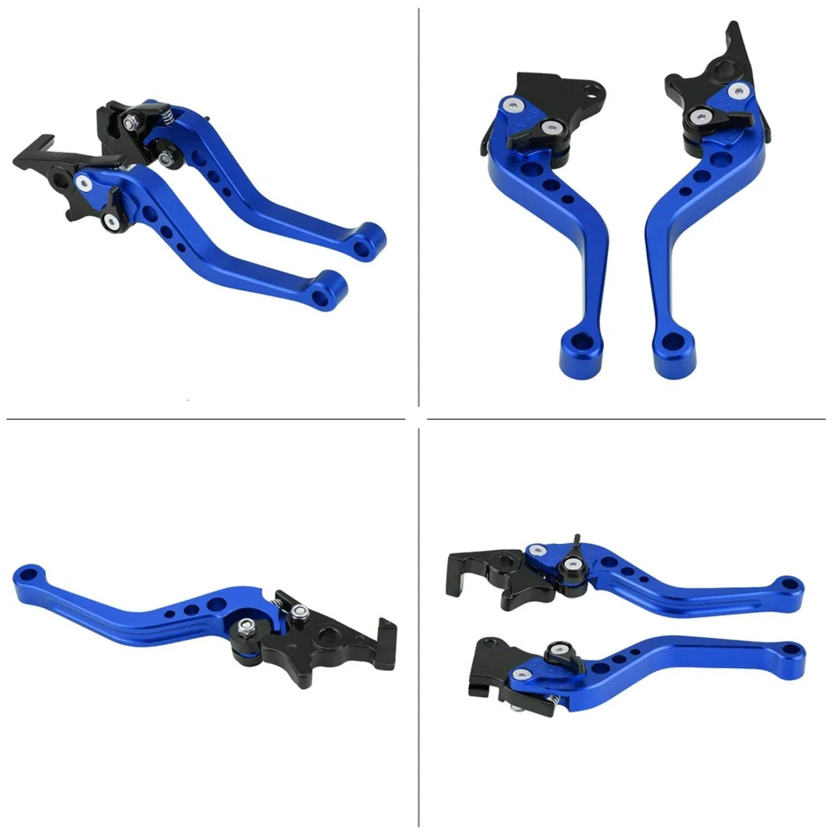 Yosoo Health Gear Palanca de Freno de Tambor y Embrague de Motocicleta, Aluminio CNC, para GY6 CG125, Azul