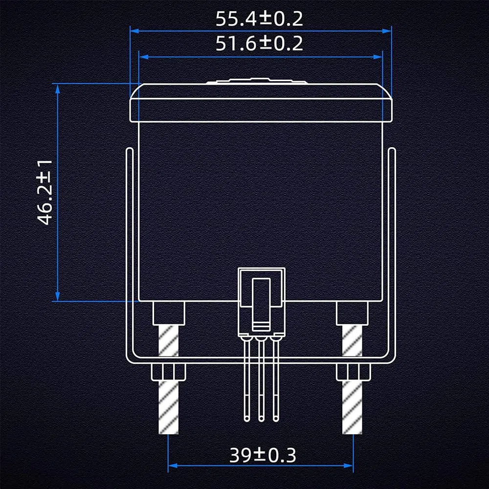 Gebildet Medidor de Nivel de Combustible,Indicador de Nivel de Combustible de 2 "52mm E-1/2-F Medidor de Tanque de Combustible Universal con Retroiluminación LED para Automóvil RV Yate Motocicleta