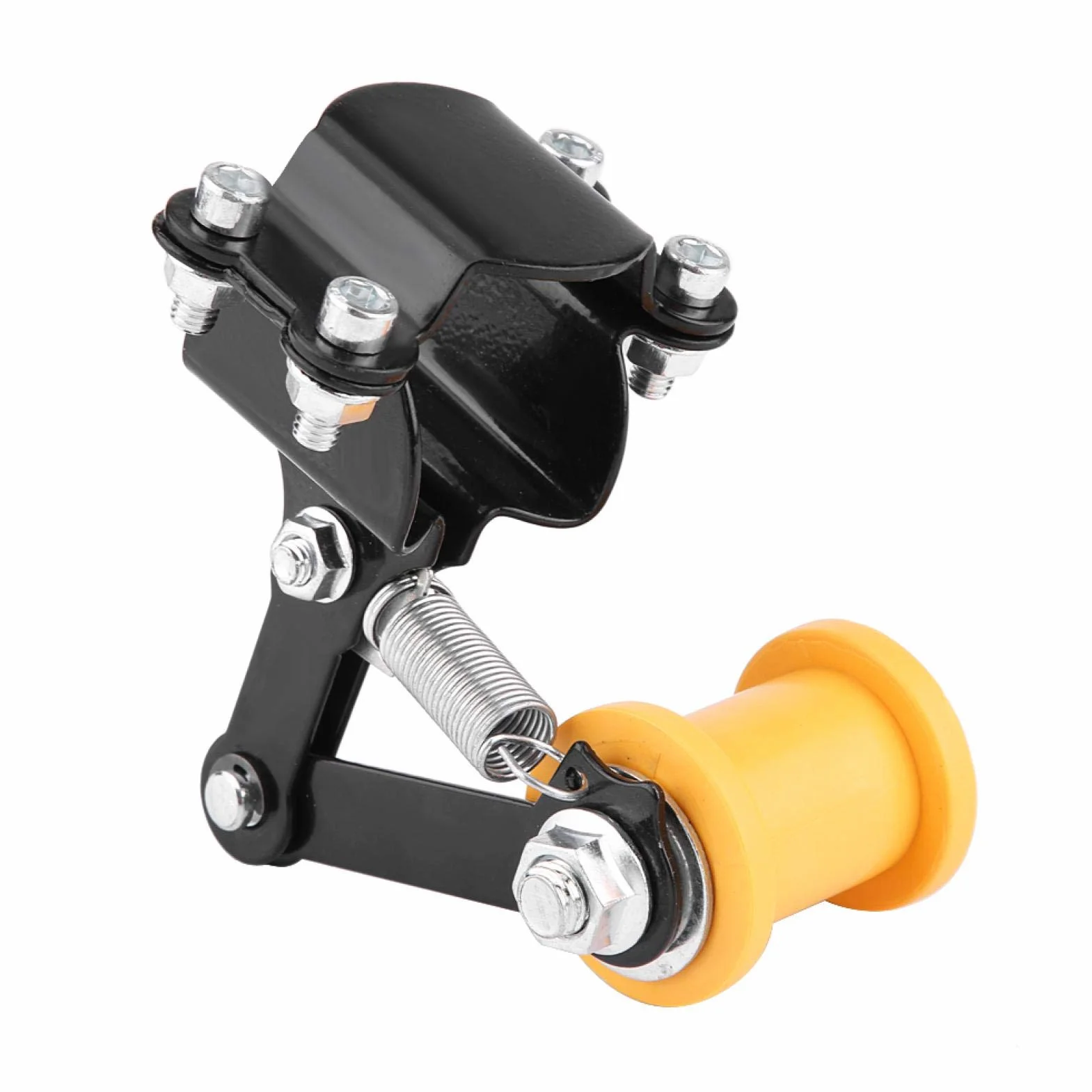 Guía de Cadena Tensor de cadena de motocicleta, tensor de cadena ajustable 3.3 cm Tensor de cadena automático de motocicleta Piezas de modificación general de motocicleta (negro)