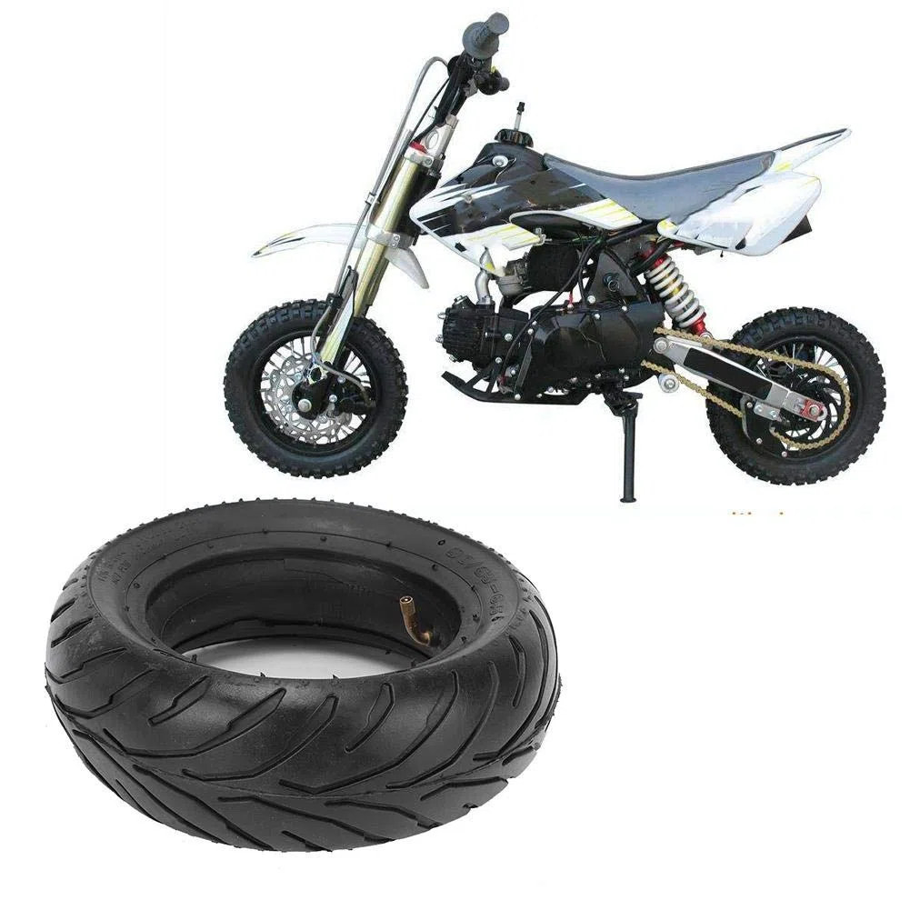 Tubo Interior y Cubierta de Neumático, Motocicleta 90/65-6.5 Tubo Interior del neumático Delantero Neumáticos para Moto para Mini Bicicleta de Bolsillo
