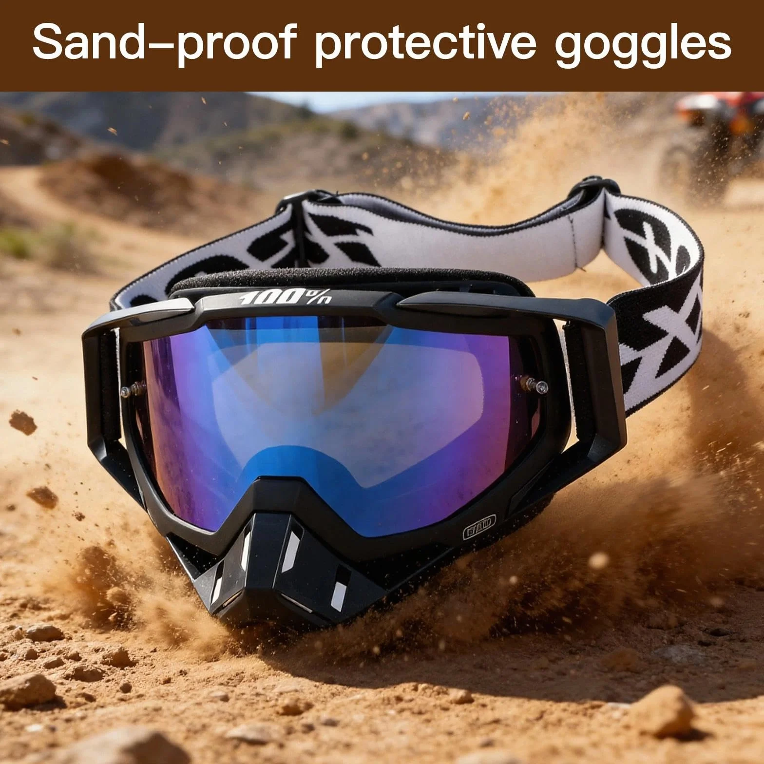 Gafas Motocross Gafas Moto Polvo Gafas De Motocross MTB Dirt Bike Off-Road Goggles Gafas Casco Motocross para Bicicletas, Montaña