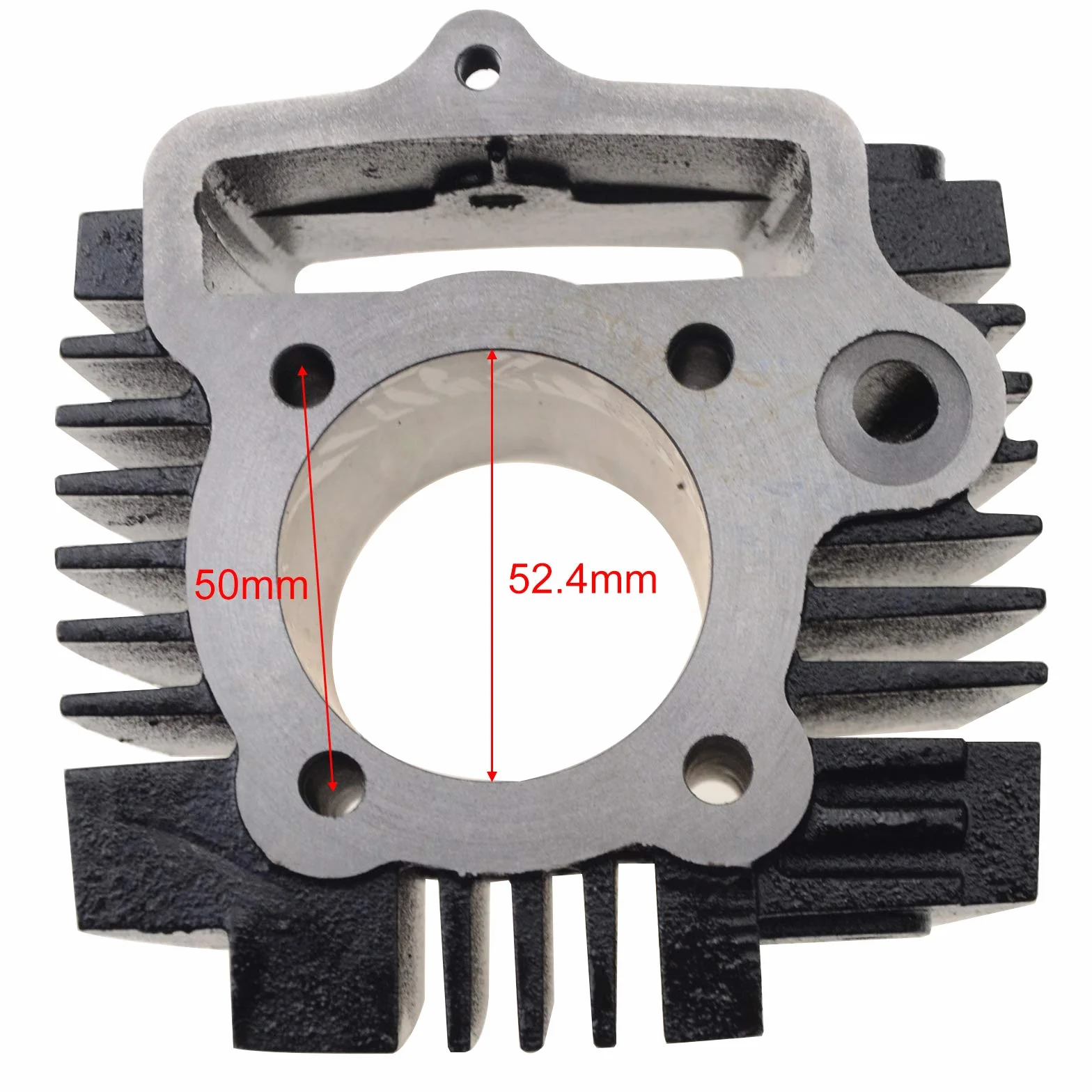 GOOFIT Kit De InstalacióN Completo De 52,4 Mm Para Revestimiento De Culata BujíA Con Sello De PistóN Reemplazo Para VehíCulo Todoterreno Atv 110cc De 4 Tiempos Kart
