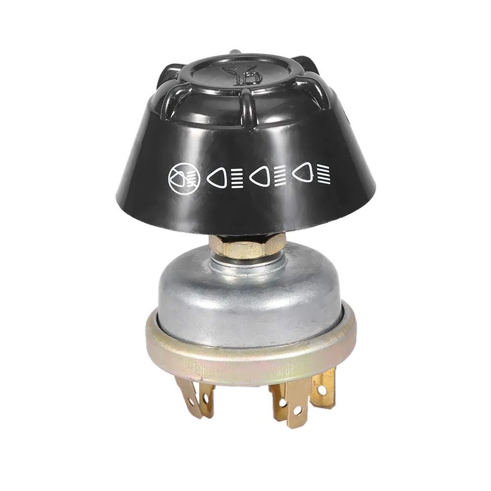 KIMISS Interruptor de botón de bocina de Luces Tractor-Duokon Horn Switch, 12V Nuevo a Prueba de Herrumbre y Metal Resistente al Agua Luz/Horn Switch Horn Button Push Switch