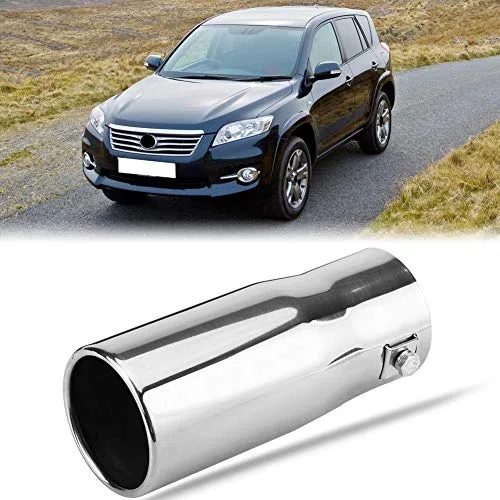 tubo de escape,Tubo de escape de escape del automóvil, tubo de silenciador de escape de acero inoxidable modificado Tubo de escape trasero