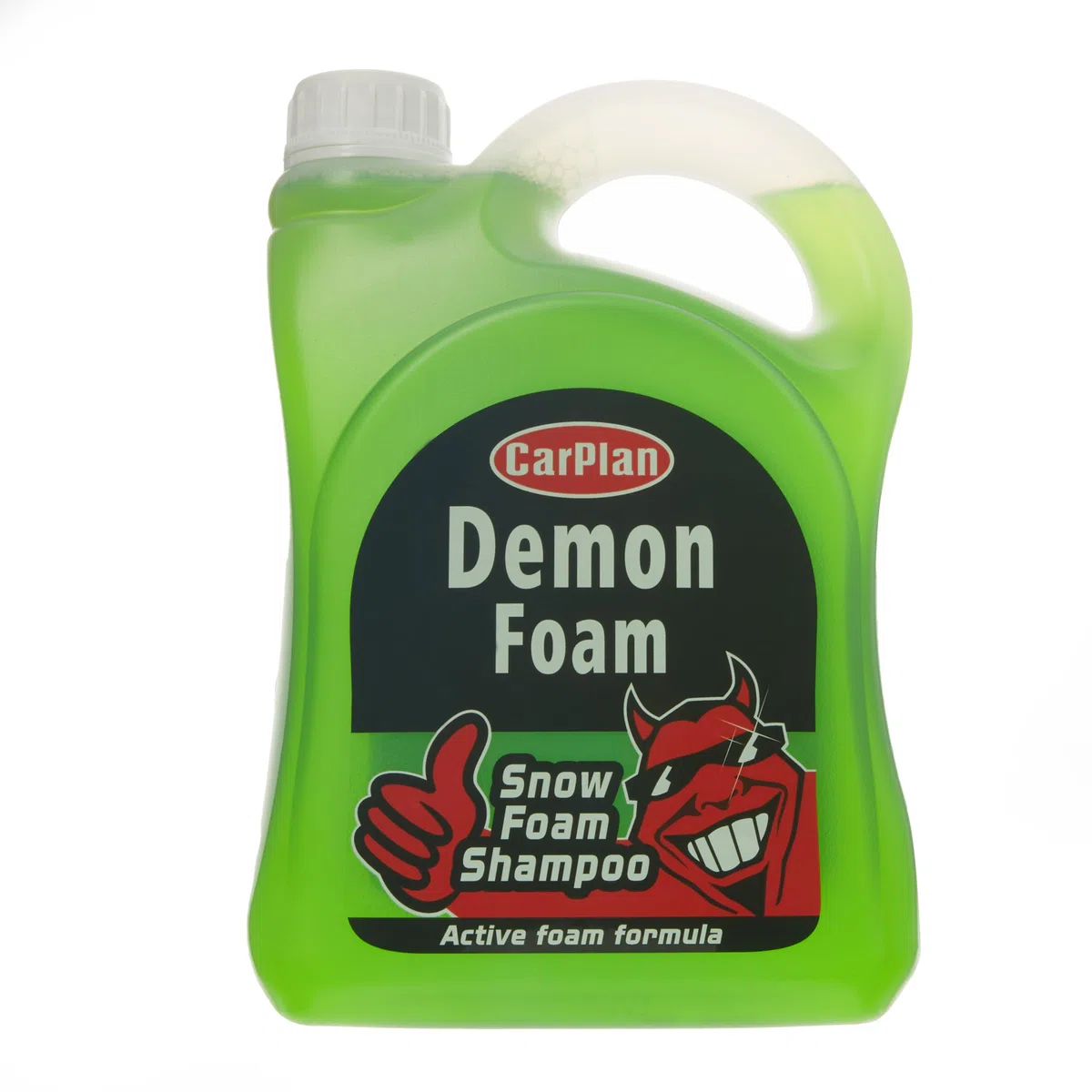 CarPlan Demon Snow Champú de Espuma Activa para Coche y Moto – Limpieza Profunda con Pistola de Espuma o Cubo – 2 Litros