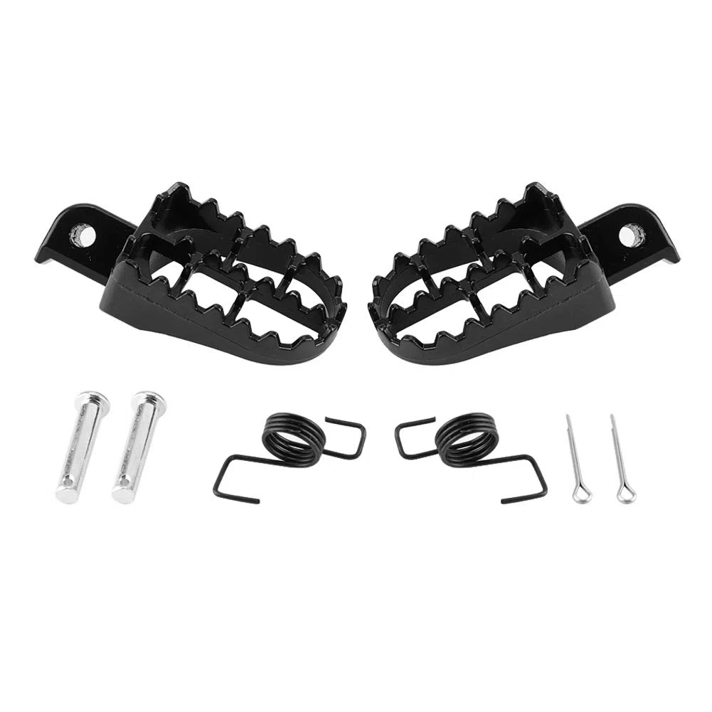 Aramox 1 par de estribos para motocicleta, de aleación de aluminio, antideslizantes, reposapiés para bicicleta PW50 PW80 TW200 PW 50 80 TW 200 Dite Bike