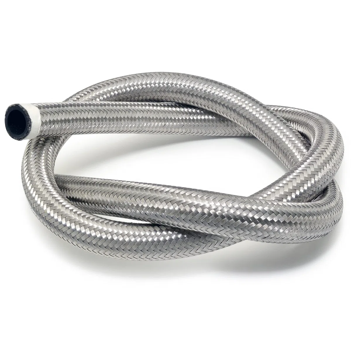 Easyboost Tubo Refrigerante Radiador Ø15 a 16mm interior Manguera Trenzada Acero Inoxidable para Scooter Moto Jog-R LC Aerox AM6 Derbi Mejor Refrigeración y Disipación Térmica (1 tubo)