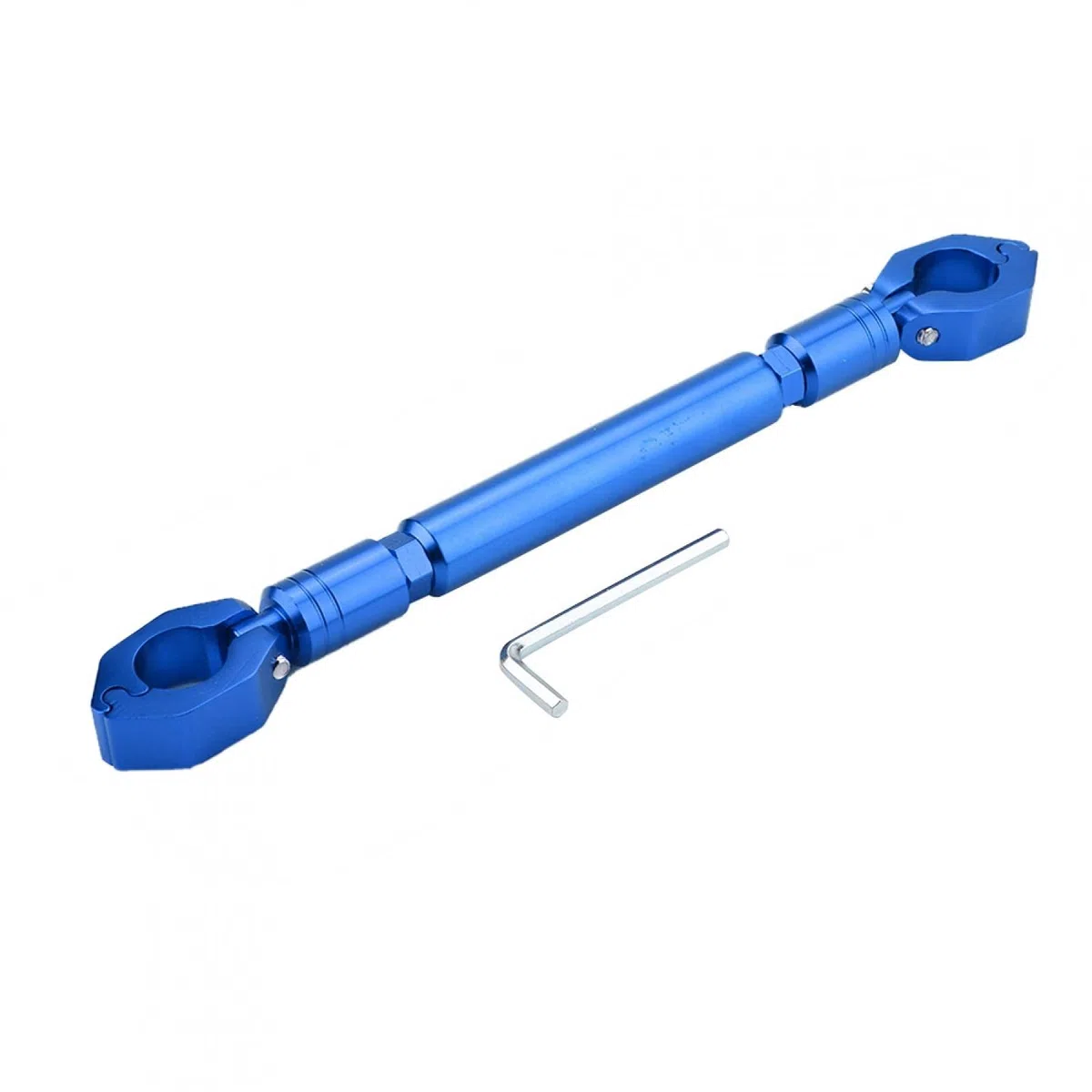 Barra de Equilibrio Universal para Motocicleta, Aleación de Aluminio, Manillar Transversal, Accesorio para Manillar de 22 Mm, Negro/Azul