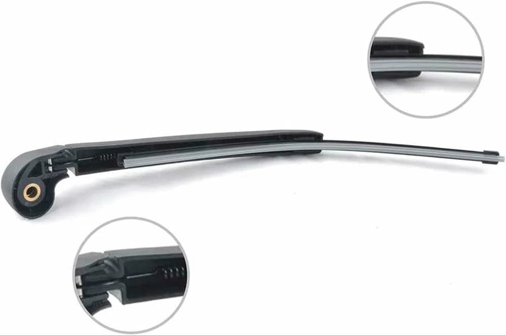 Escobilla y Brazo del limpiaparabrisas Trasero para Porsche para Cayenne 2011 2012 2013 2014 2015 2016 2017 Limpiaparabrisas Trasero de Coche, Juego de limpiaparabrisas Trasero