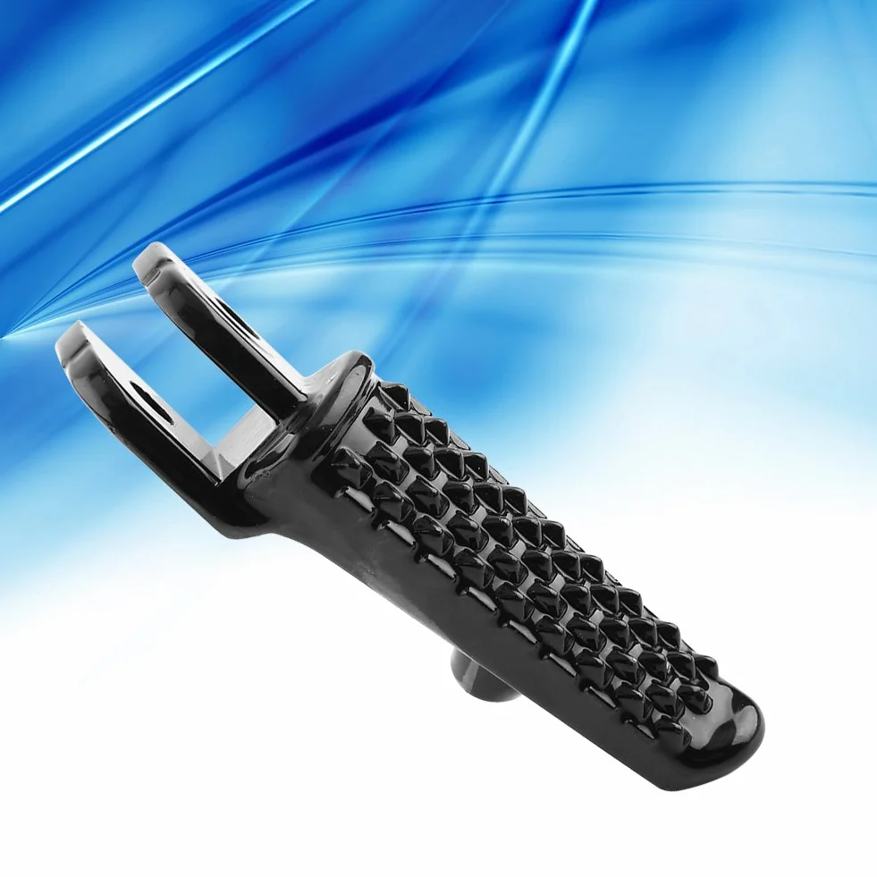 Reposapiés para moto, reposamanos delanteros de motocicleta, pedales de reposapies de moto reposa pies delanteros para CBR600 F4I CBR919 CBR1000 (negro)