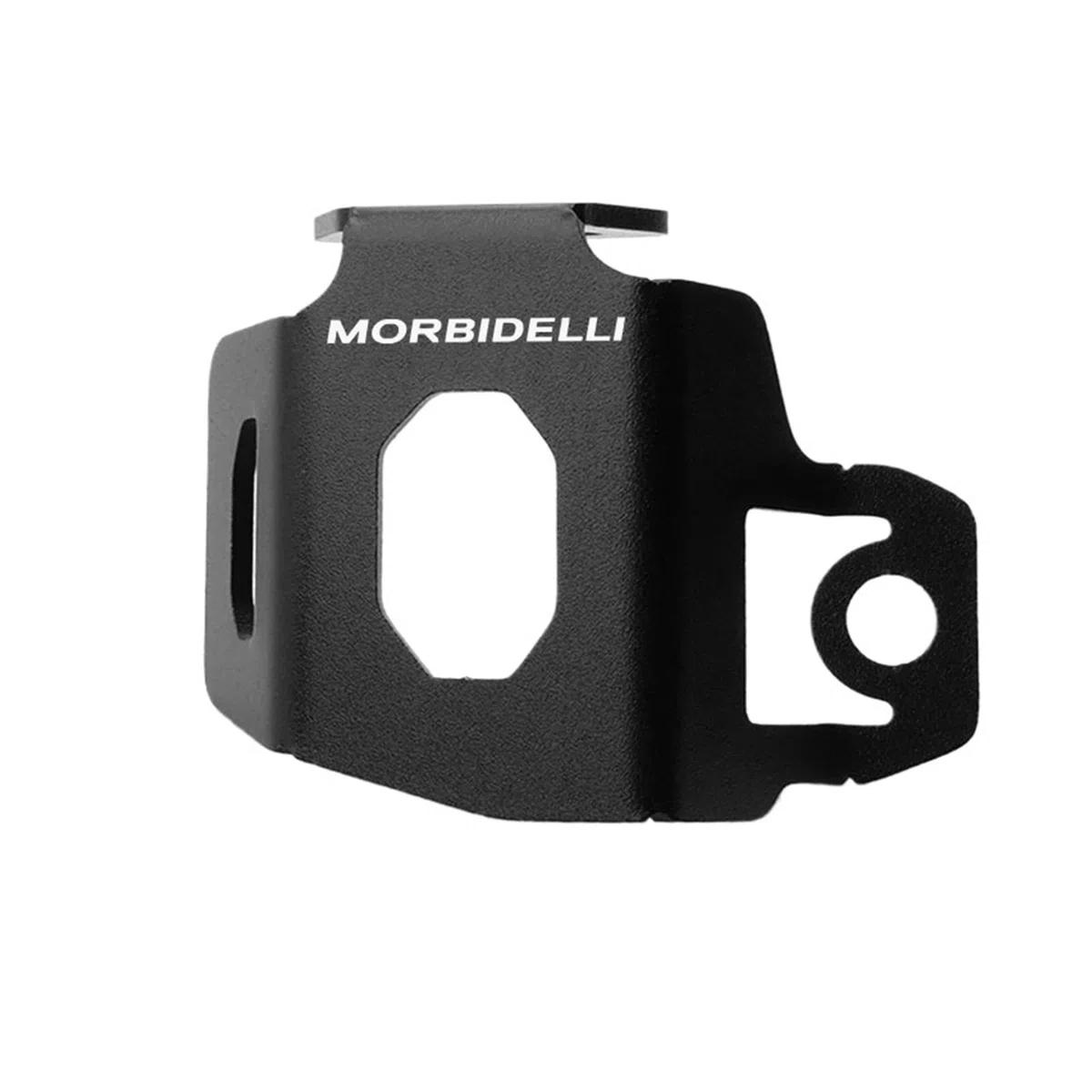 Tapa Depósito Líquido Freno Trasero Motocicleta para Morbidelli T 1002 VX T1002VX, Cubierta Protectora Depósito Líquido Freno Trasero Aluminio, Componentes Protectores(Black)