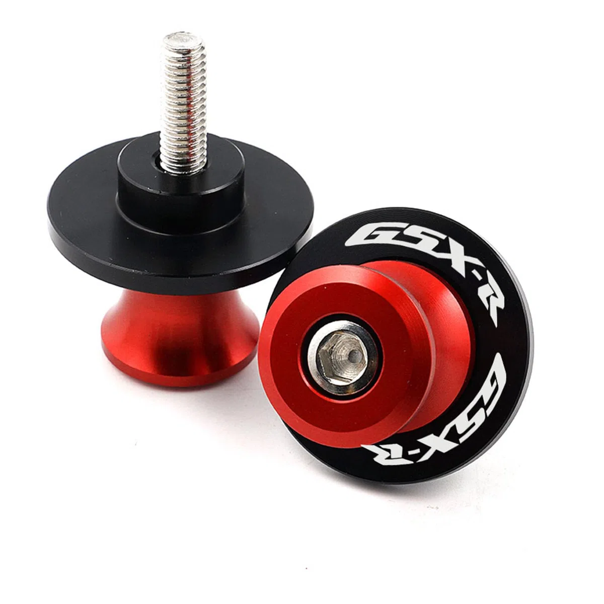 para Suzuki GSXR 600 750 1000 GSX R 600 750 1000 1998-2023 2022 accesorios de moto CNC 8MM Bobinas de Amortiguador Tornillos de Soporte (Rojo)