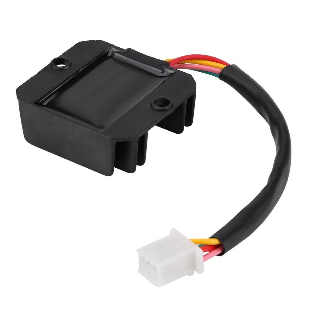 Keenso Regulador de Voltaje de la Motocicleta rectificador con 4 Cables