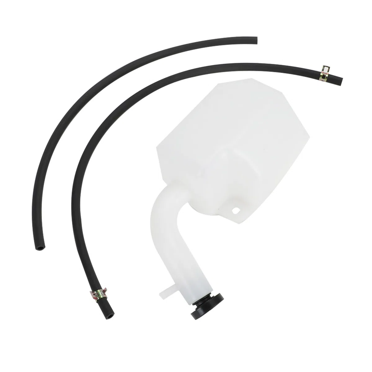 Tanque de depósito de refrigerante ATV con mangueras de aceite, tanque de depósito de refrigerante de agua 17910-07G00 para LTZ 400 LTZ400 2003-2008 ATV Quad