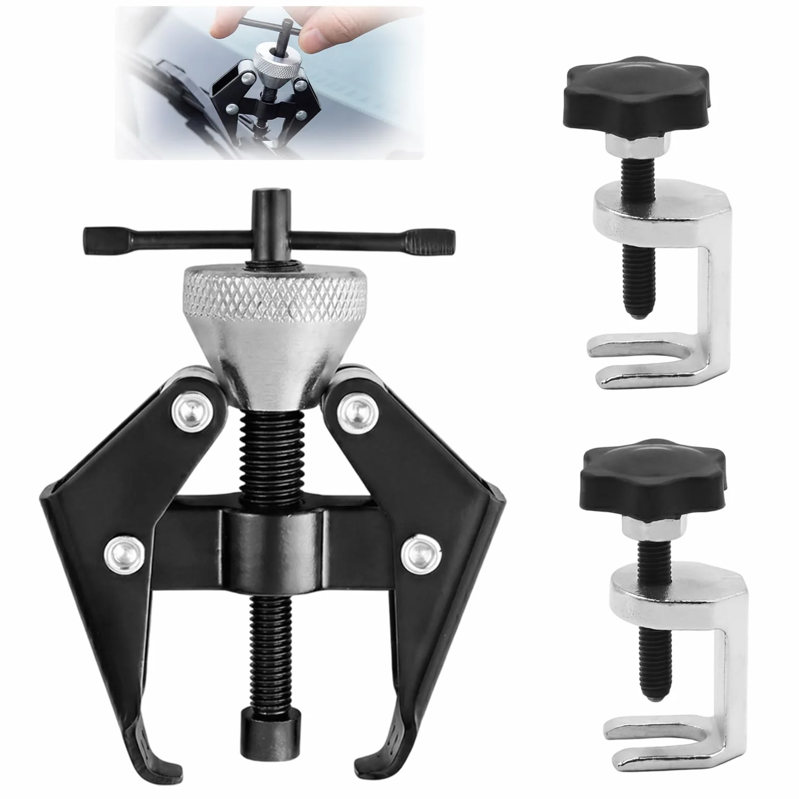 Extractor de Brazo de Limpiaparabrisas Universal Extractor Brazo Limpiaparabrisas Brazo Extractor Puller Brazo de Limpiaparabrisas para Coche Ajustable 9-30mm