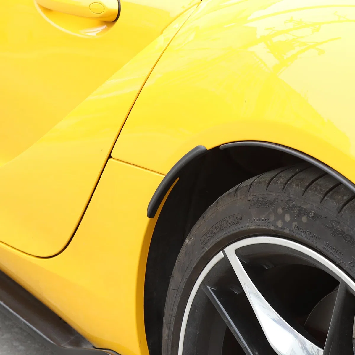 4 embellecedores de coche, guardabarros de rueda, protectores de arco de rueda de coche, compatibles con Toyota Supra 2019-2022