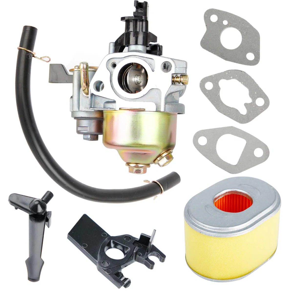 CarBole Carburador GX160 con Filtro de Aire Para Motores Honda GX140 GX168 GX200 GX160 5.5 HP GX200 6.5 HP Reemplazar 16100-ZH8-W61