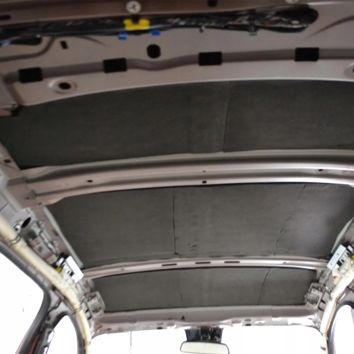 Motor para absorción acústica | Relleno Espuma ignífuga Impermeable para amortiguación acústica, Acolchado Espuma con Escudo térmico para el Aislamiento térmico del Control del
