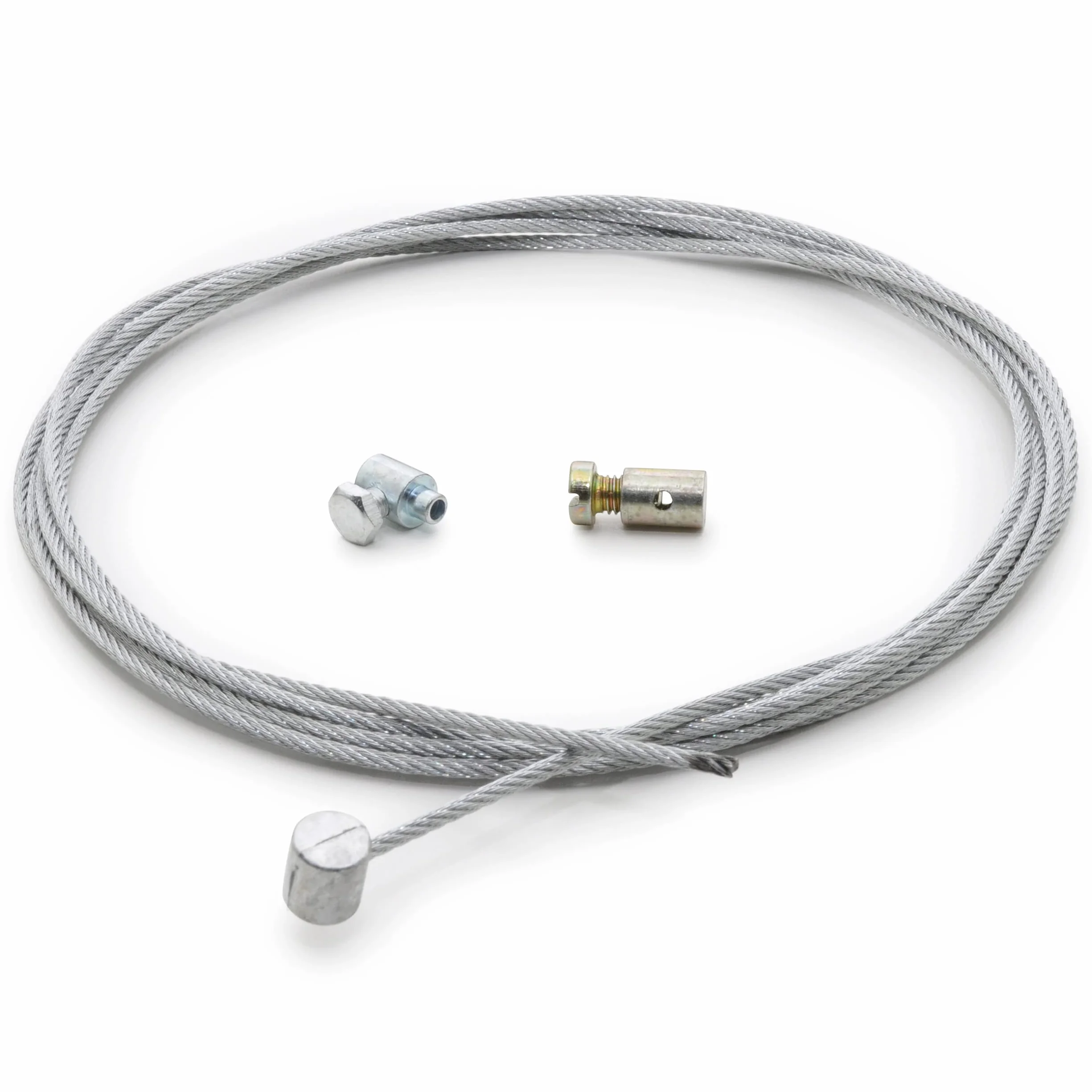 Easyboost Cable de Embrague Ø2mm Universal 2 Metros con Funda Abrazadera y Escañacables para Moto y Cross