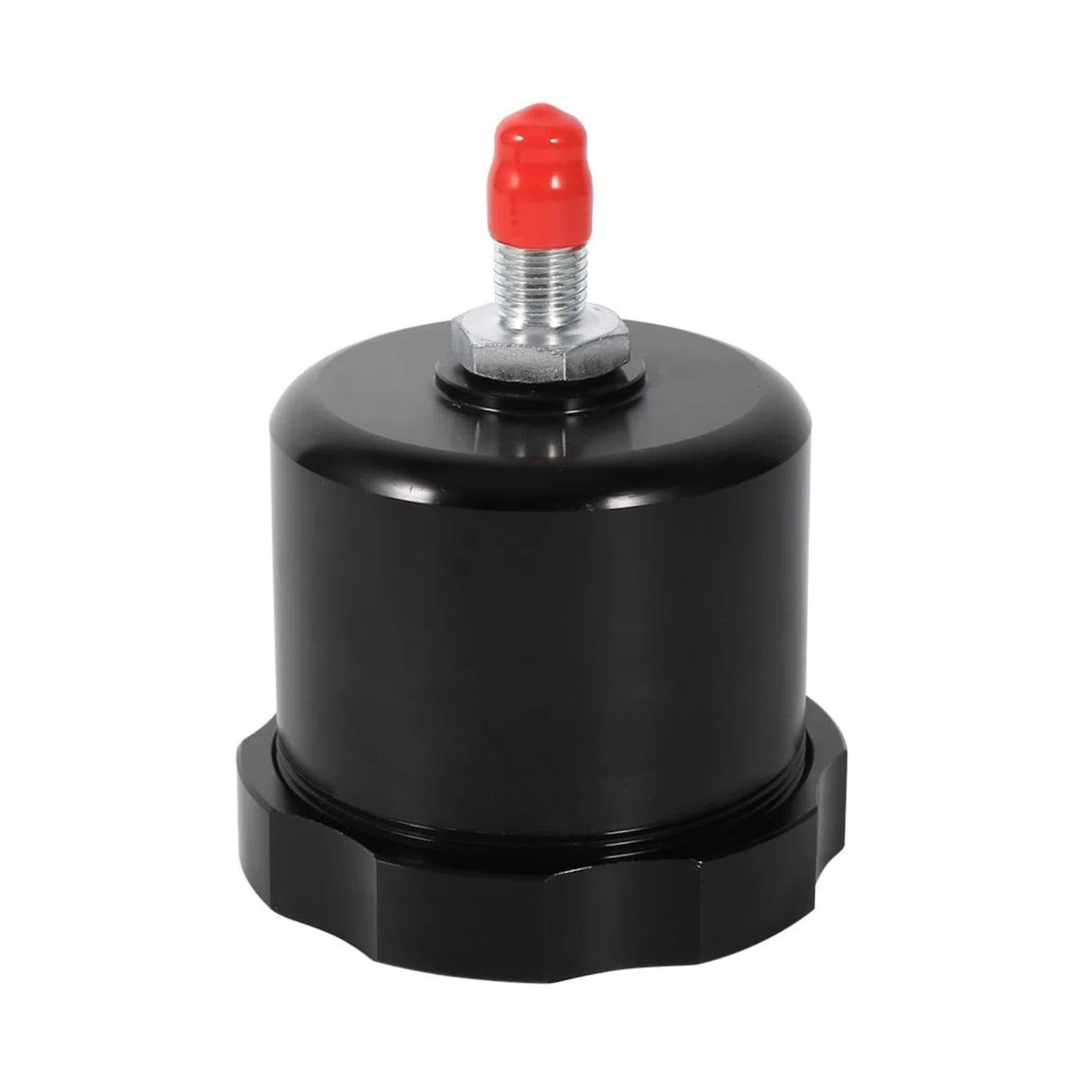 Jadeshay Tanque de Aceite de Freno de Mano hidráulico, Tanque de Aceite de Freno de Mano Universal de Carreras de Aluminio para depósito de líquido de Freno electrónico(Negro)