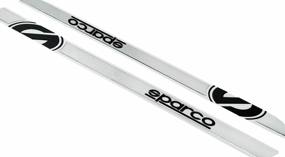 Sparco Juego de 2 Piezas de Adhesivo Protector Universal OPC13130 para Puertas, 450 x 40 mm