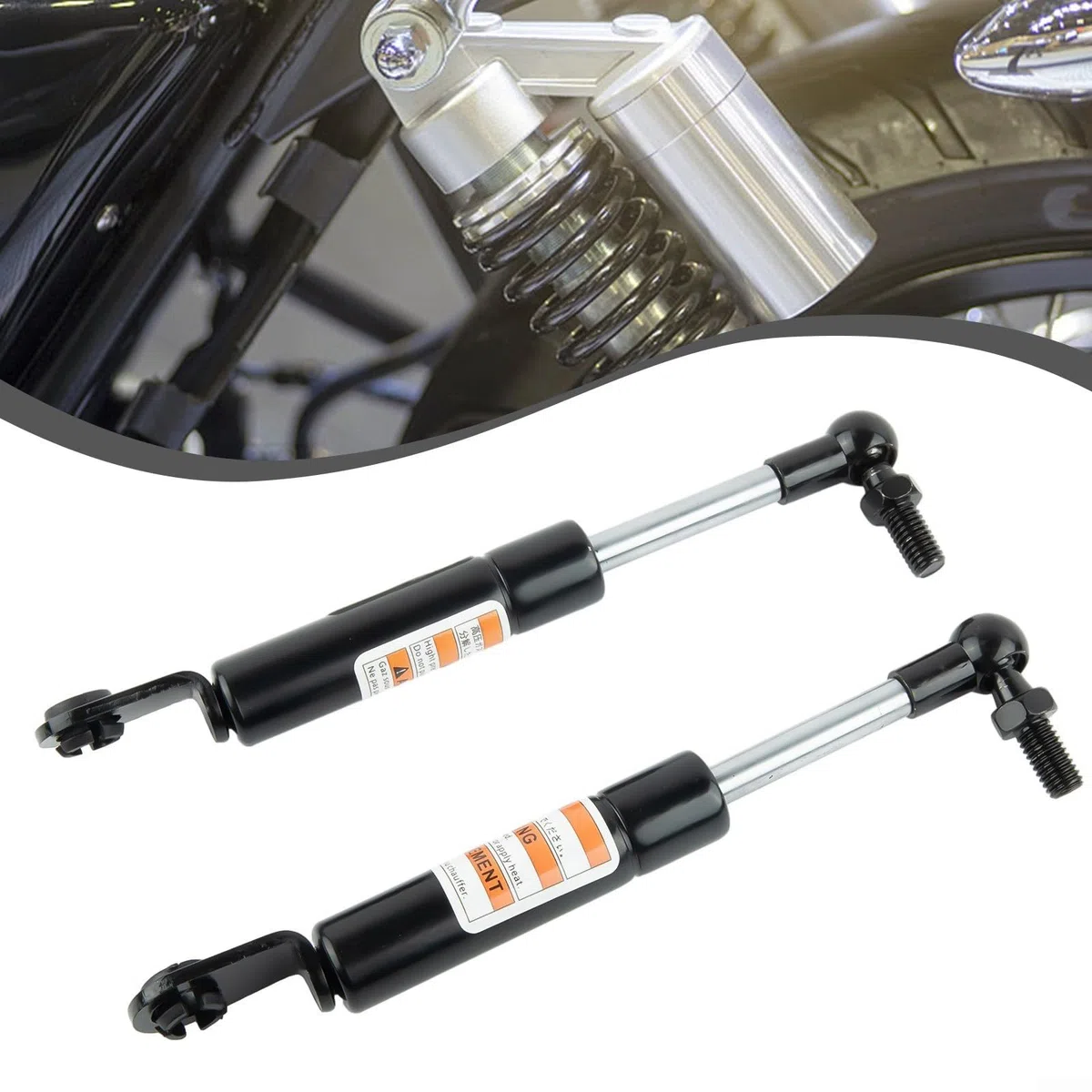 Repuesto para T-MAX 500/T-MAX 530, 2 puntales de elevación de motocicleta, amortiguadores de aluminio para motocicleta, amortiguadores