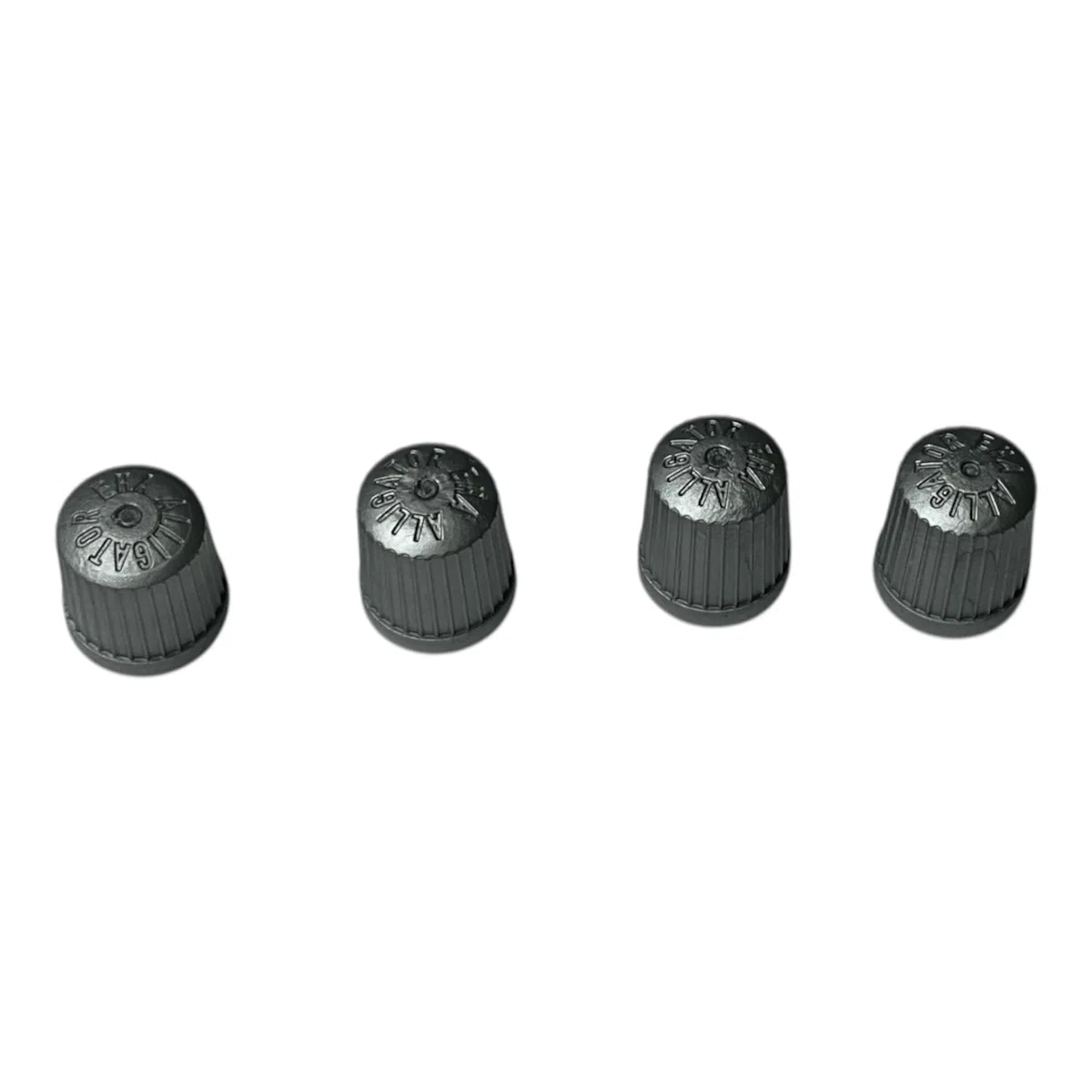 BMW TPMS Tapa de Válvula de Rueda Set Gray (x4) Tire Air – Funda de Relleno de Rosca en