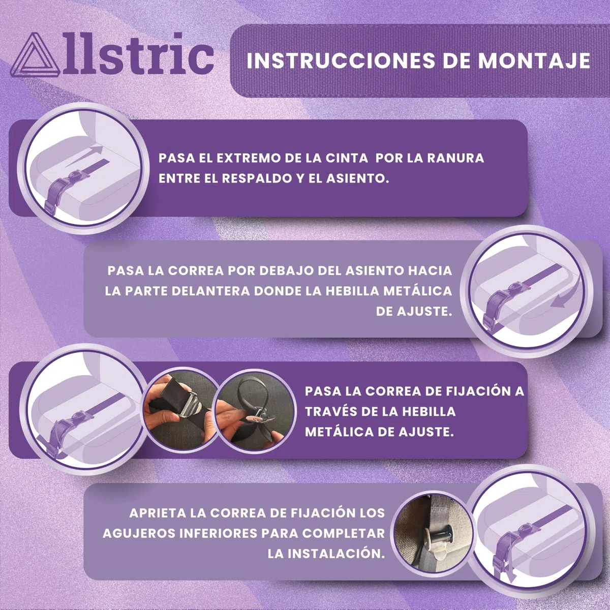 Cinturon Embarazada Coche Homologado con Almohadilla Protectora | Adaptador Cinturon Embarazada Antipresión | Anclaje Cinturon Seguridad Portatil | Cinturon Premama Coche para Viajes Cómodos