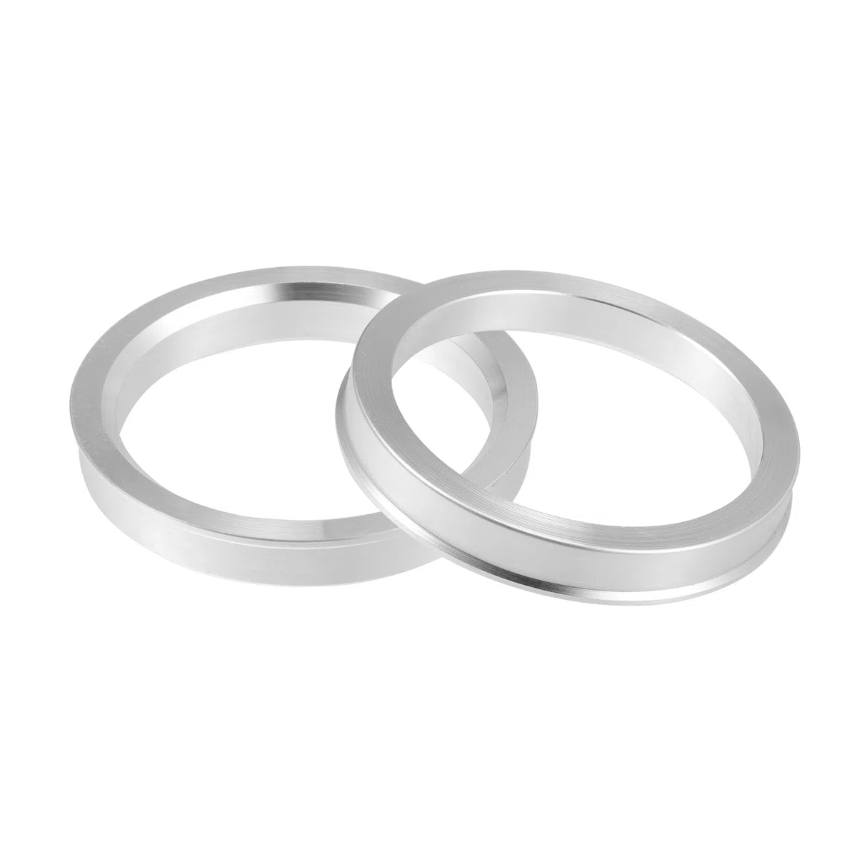 QUARKZMAN 2uds OD 78.1 mm a ID 64.1 mm Anillos Centrales Concentricidad Aleación Aluminio para Automóviles Anillos de Centrales