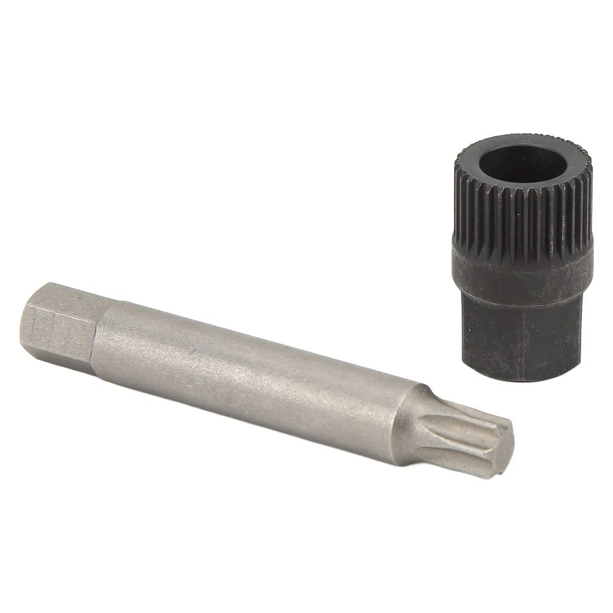 Kit de Polea de Alternador y Herramienta de Reparación, Kit de Llave de Polea de Alternador 33 Dientes Spline Socket Broca Extractor Herramienta de Repuesto para Alternadores