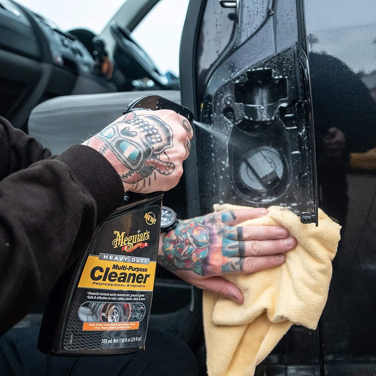 Meguiar's G180224 Heavy Duty Multi Purpose Cleaner - Limpiador Multiuso para coche, 710 ml