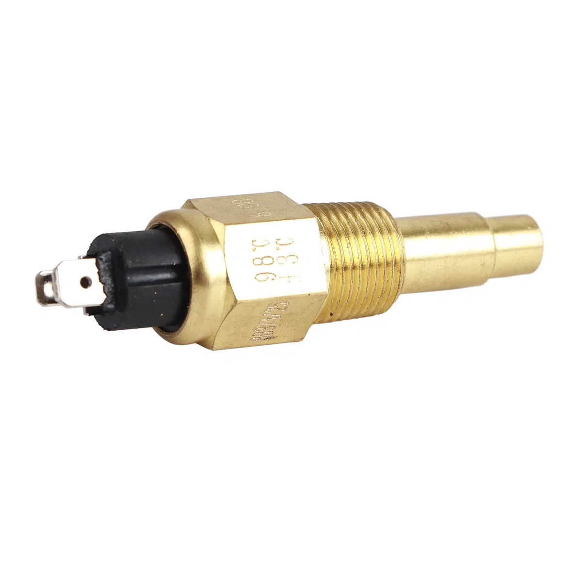 Sensor de temperatura del agua 3/8 pulgadas NPT 98 Sensor de temperatura del agua del motor apto para 6~24V Accesorio del motor