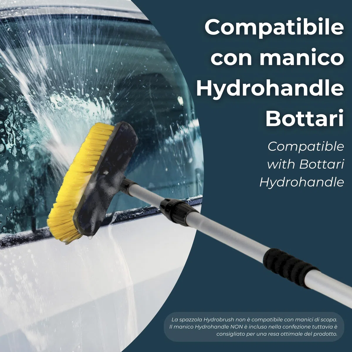 Bottari 32236 Hidrocepillo para Lavado, con Cerdas Sintéticas