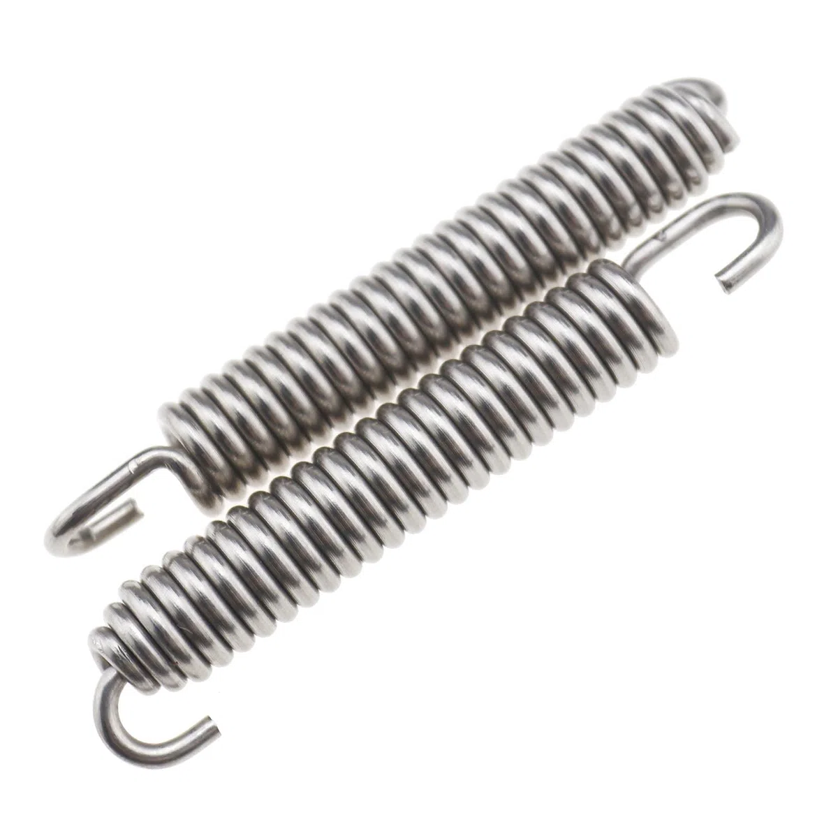 Resortes de escape de 50 x 10 mm para cámaras de expansión, resortes de montaje giratorio, 4 piezas para motocicleta, scooter, ATV