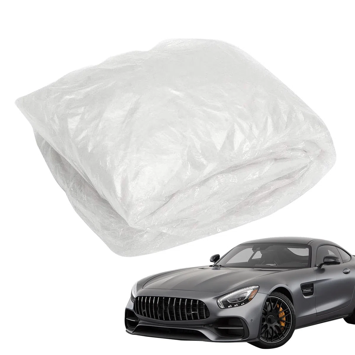 Fundas de coche para automóviles – Cubierta transparente para coches pequeños, cubierta de lluvia para coche, cubierta de garaje lavable, duradera, protección UV Shenrongtong
