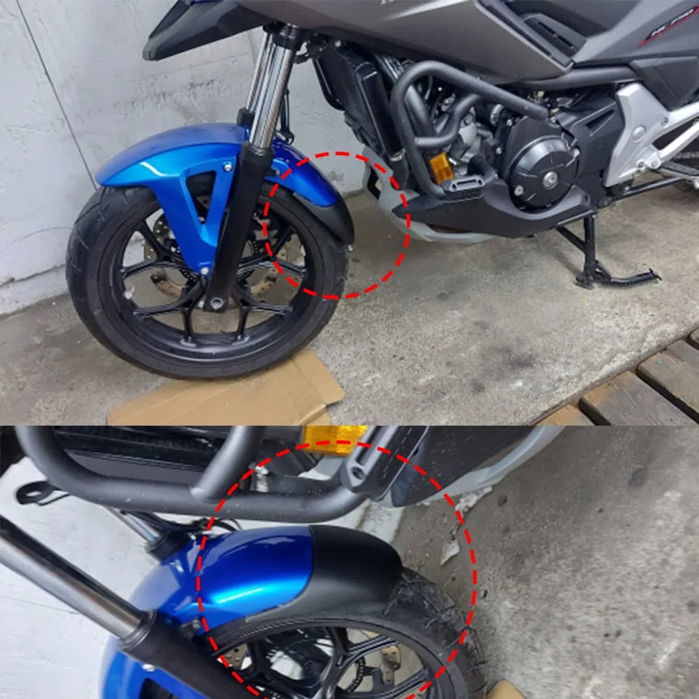 Modeer Extensión de guardabarros delantero para NC700 NC750 S/X 2012-2025, accesorio para motocicleta nc700s nc700x nc750s nc750x nc 700 750 s x()