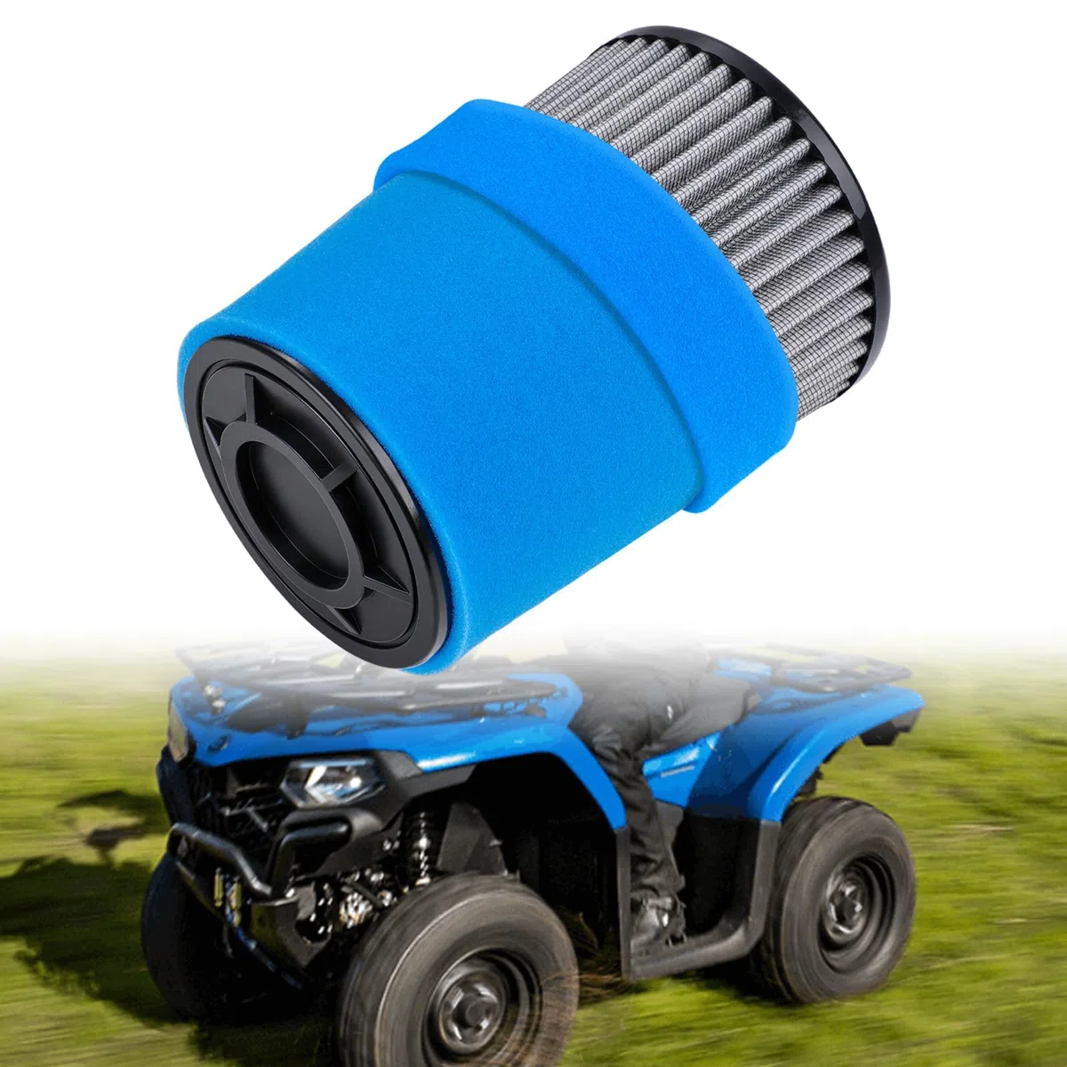 Filtro de Aire para Motocicleta para CForce 400 500 600 2019-2022 800 XC X8 UForce ZForce 500 800 EX Z5 Z8 Reemplaza 0800-112000 UTV ATV Quad Azul