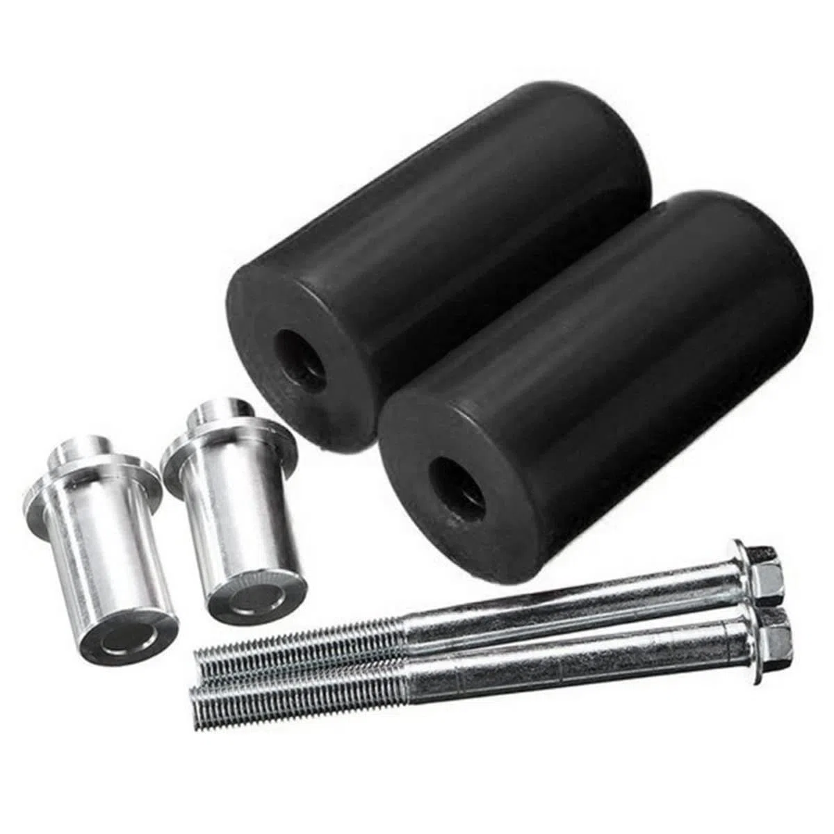 Deslizadores para Moto,10 mm Universal Protector de choque para motocicleta, Topes Anticaida Moto antichoques para Honda Suzuki, piezas de reparación de motocicletas (negro)