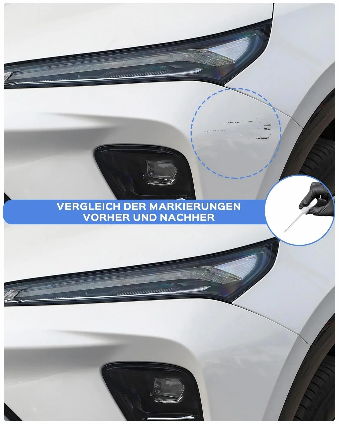 S7G Grafito Gris Lápiz de pintura compatible con Cupra - Coincidencia exacta para desconchados y arañazos
