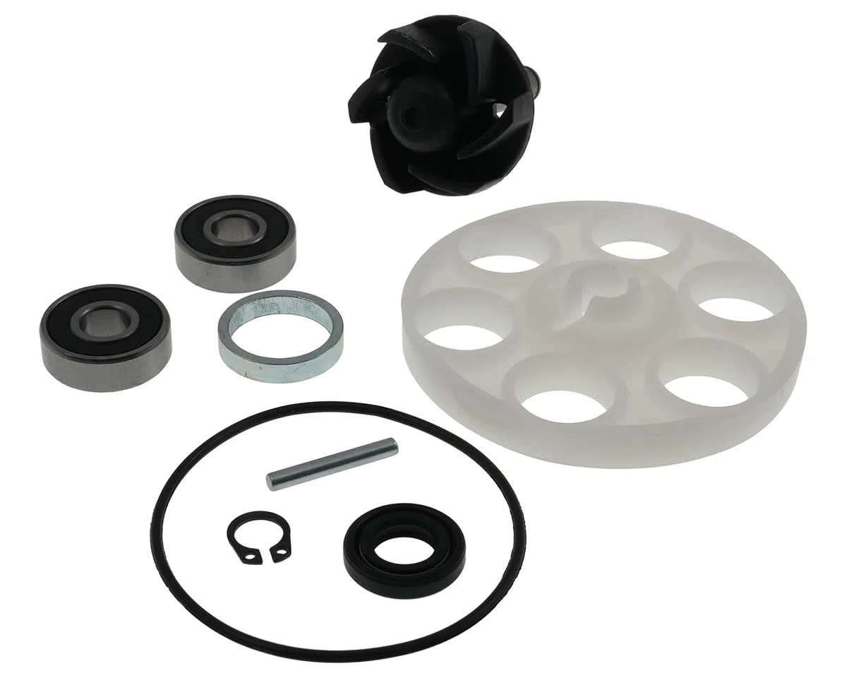 Bomba de agua 2EXTREME compatible con Yamaha Aerox 50, MBK Nitro 50, Aprilia SR50 LC, Malaguti F15/F12 LC, Jog RR 50, Benelli 491 – rueda impulsora incluida