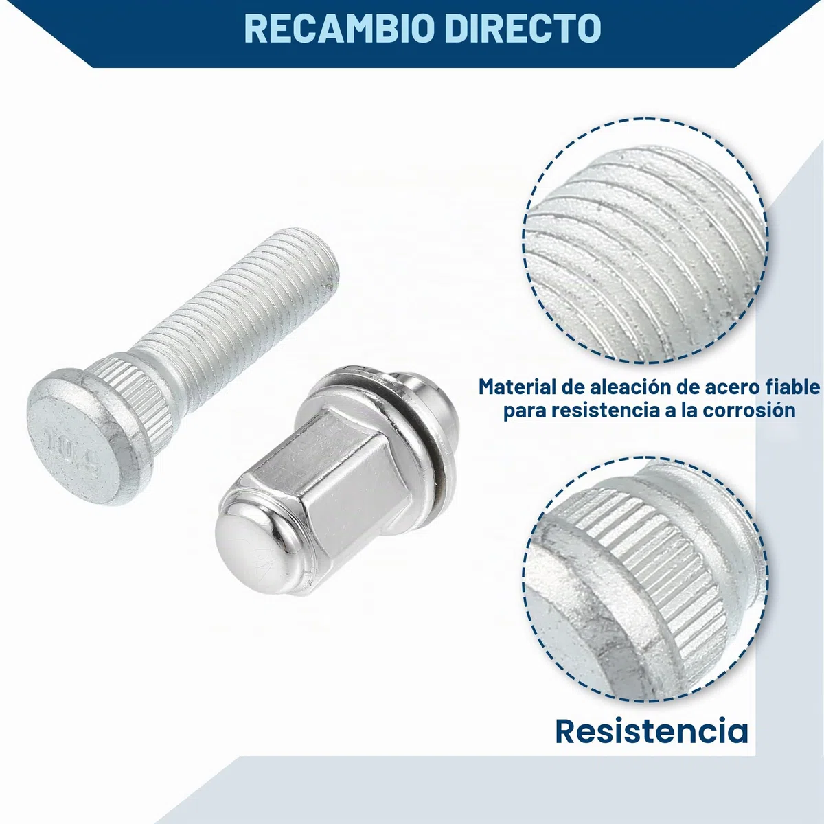 A ABSOPRO Perno De Espárrago De Rueda M12-1.5 No.9094202049 Para Lexus, Para Toyota Y Para Scion