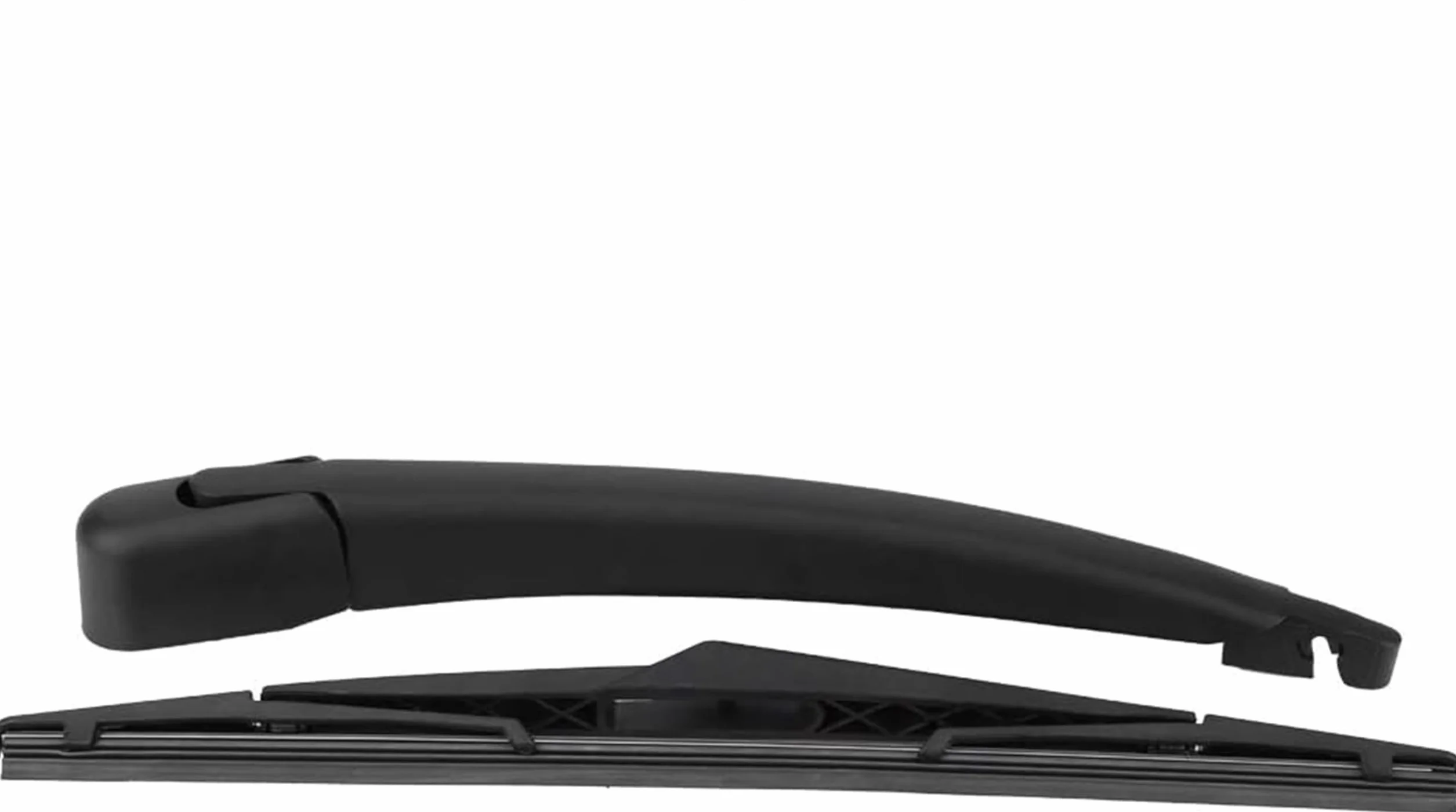 KSTE Juego de Limpiaparabrisas Y Brazo Trasero del Automóvil, Caucho Silencioso Parabrisas Trasero Ventana del Coche de Limpiaparabrisas con Cuchilla para Fo-ord Fiesta MK6 MK7 ST150 02-08