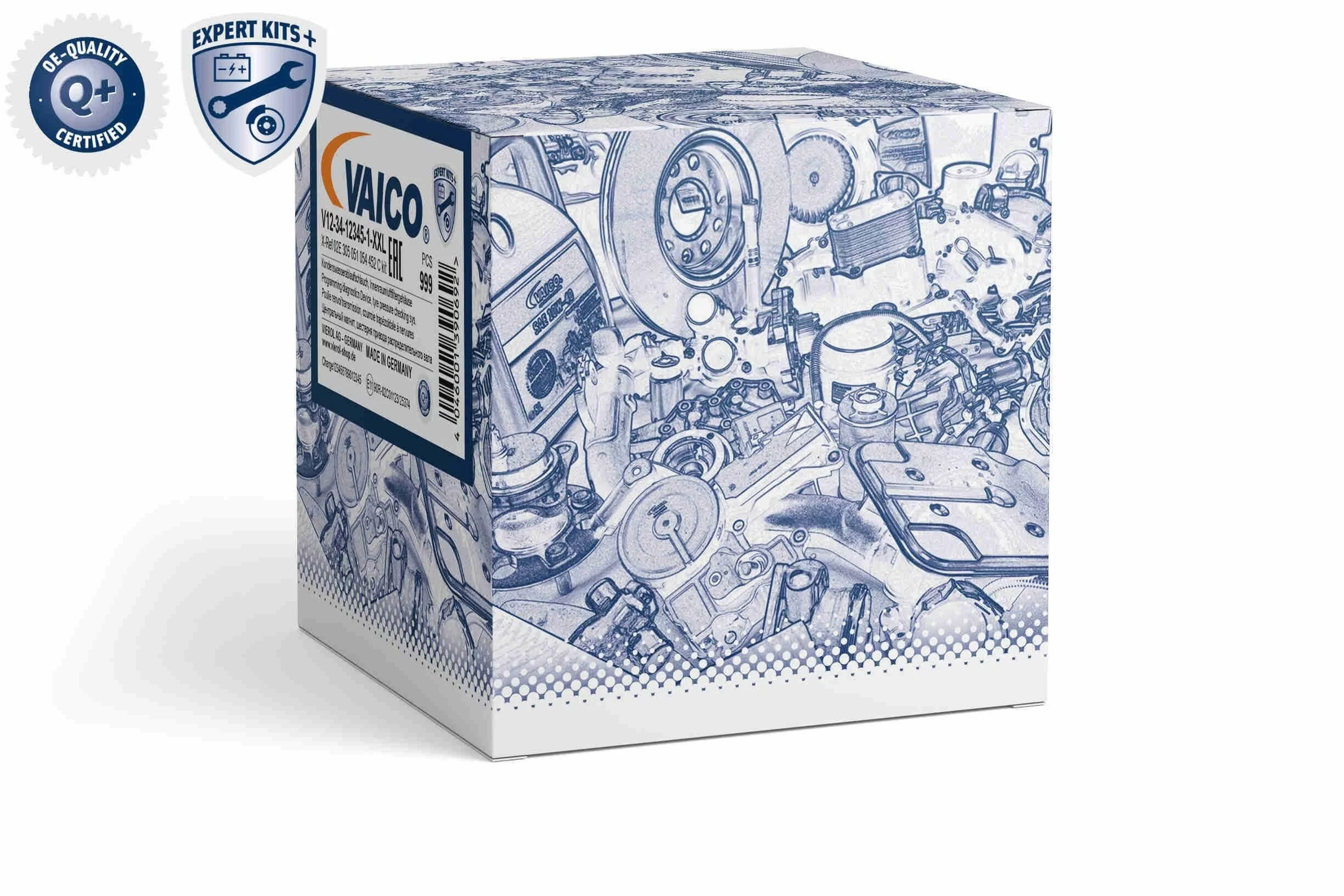 VAICO V10-8650 Guía rodillo puerta corrediza derecha abajo Compatible con VW Transporter T4 Bus 70B, 70C, 7DB, 7DK, 70J, 70K, 7DC, 7DJ Transporter T4 Furgoneta 70A, 70H, 7DA, 7DH