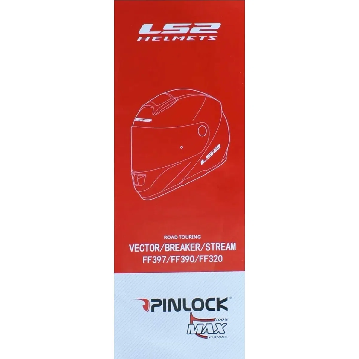 Pinlock LS2 FF320 Stream FF353 Rapid FF397 Vector FF390 Breaker FF800 Storm - Inserto de lente antivaho 180