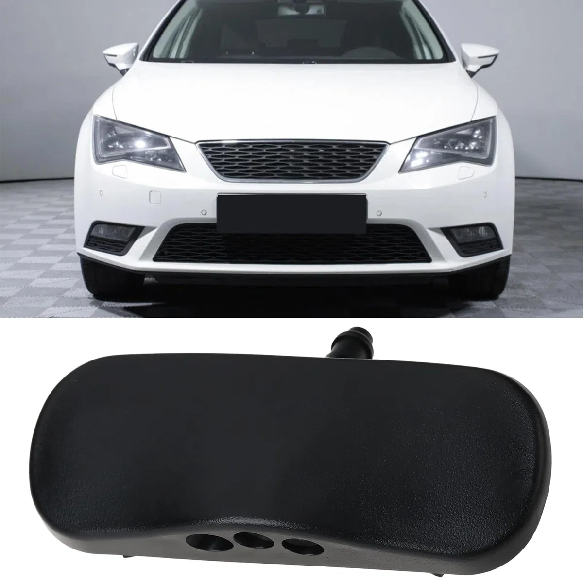 OTOTEC Boquilla Lavaparabrisas Delantera Derecha 5F0955986 Compatible con Seat Leon 2013-2019 (sin Calefacción)