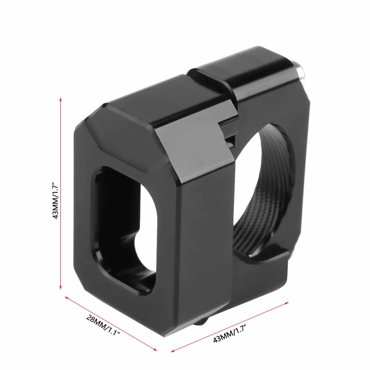 Soporte Universal para Indicador de Velocidad de Motocicleta, Montaje en Manillar, Pantalla Digital, Negro
